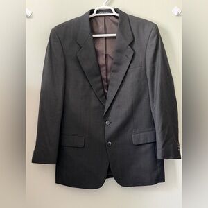 Pierre Balmain Charcoal Gray Men's Two-Button Suit Jacket
